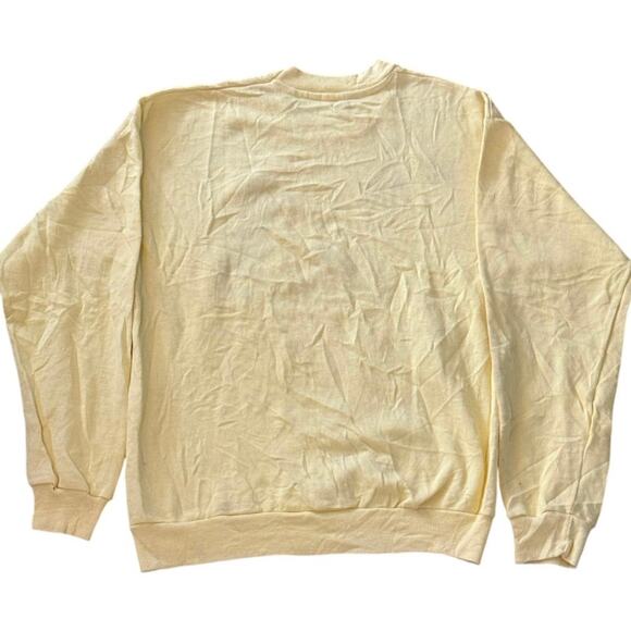 Vintage 80s UCLA Bruins Yellow Crewneck Adult Large - Picture 3 of 3